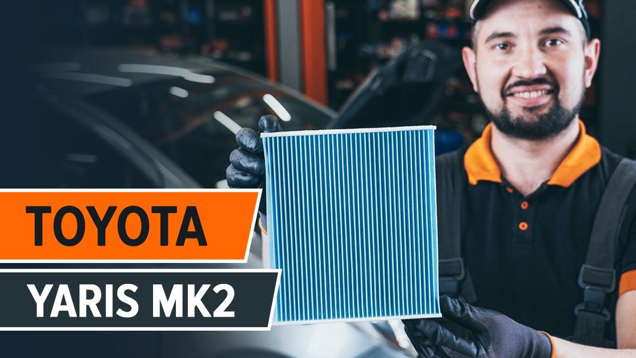 Kako zamenjati avtodel filter notranjega prostora na avtu Toyota Yaris Mk2 – vodnik menjave
