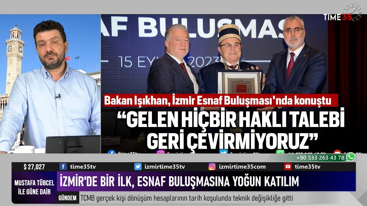 Bakan Işıkhan, İzmir Esnaf Buluşması'nda konuştu