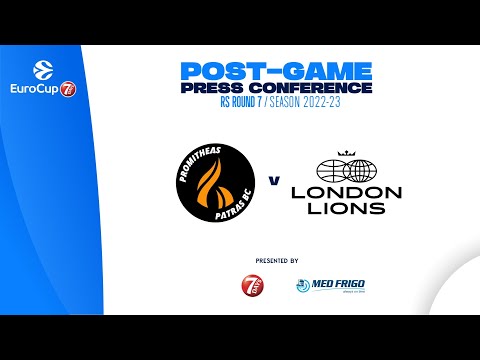 Press Conference Promitheas Patras - London Lions