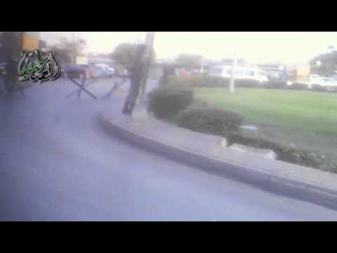 إغلاق الطريق وانتشار أمني لقوات النظام إثر قصف بقذائف الهاون على الميسات في مدينة دمشق