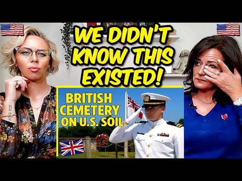 Americans React: Historic British Cemetery on U.S. Soil | WWII Coast Guard Tribute | Remembrance Day