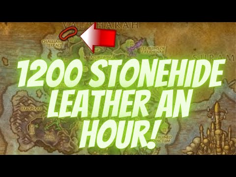 1200 Stonehide Leather Per Hour!