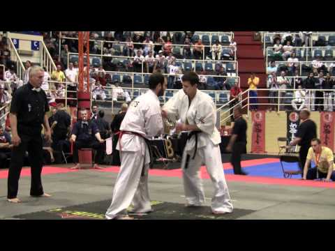 European Championship Shinkyokushin 2012 -  Levan Tsintsadze -  Artem Bilotskyi