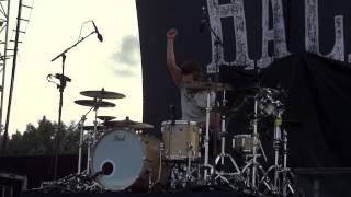ROCK USA 2014 Halestorm Arejay's Drum Solo Dissident Aggressor Mz Hyde