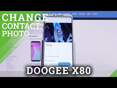 How to Add Photo to Contact in DOOGEE X80 – Create Contact Profile