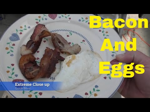 Eggs and Bacon Breakfast Idea