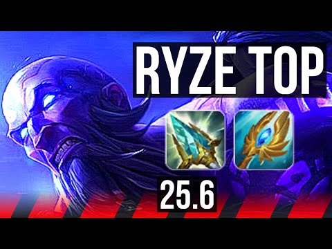 RYZE vs SINGED (TOP) | 10/0/0, 9 solo kills, Legendary | EUW Diamond | 25.6