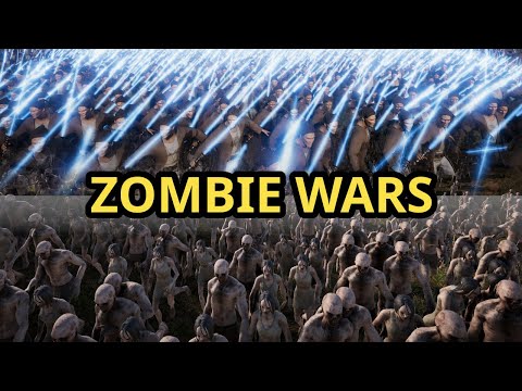 5,000 Jedi Invades Town With 2,000,000 Zombies! Ultimate Epic Battle Simulator 2 | UEBS 2