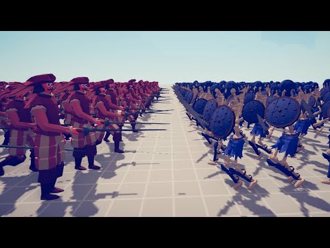 [500x BATTLE] FENCERS vs SKELETONS - Totally Accurate Battle Simulator
