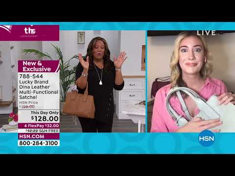 Lucky Brand Dina Leather MultiFunctional Satchel