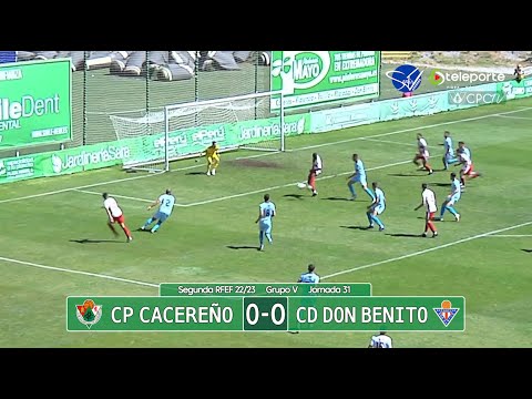 Resumen: CP Cacereño - CD Don Benito (2ª RFEF Gr.5 22/23)