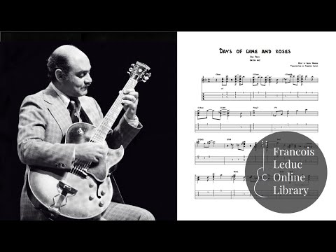 Days of Wine and Roses - Joe Pass (Transcription)