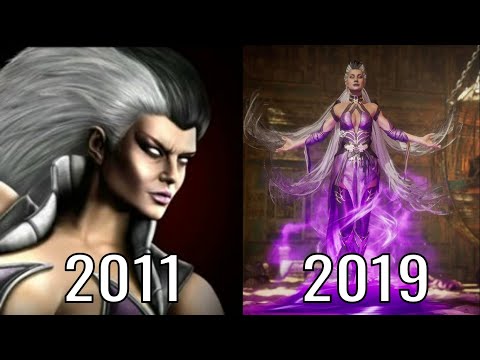 The Evolution of Sindel in Mortal Kombat Games (1994-2019)