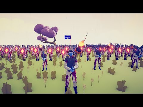 200x MING SOLDIER SIEGE SAMURAI CASTLE - Totally Accurate Battle Simulator TABS