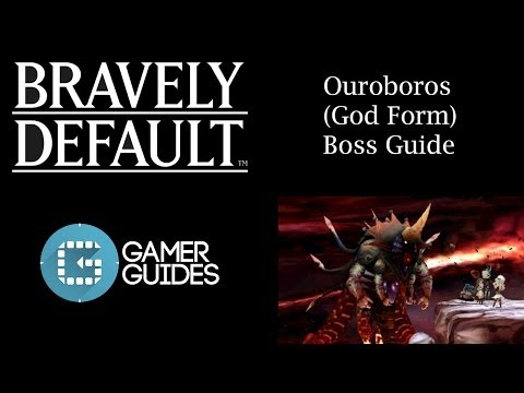 Bravely Default - Ouroboros (First and Second God Forms) Fight