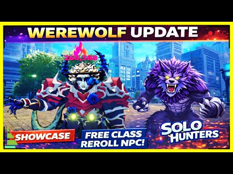 Werewolf Update EXPLAINED! 🐺 Free Class Reroll + Dungeon Pity System (Solo Hunters) Roblox
