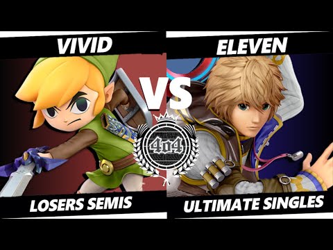 4o4 Smash Night 74 - YMBH| Vivid (Toon Link) vs GUMP2| Eleven (Byleth, Shulk) - Losers Semi-Final