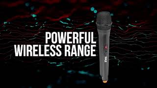 Video thumbnail for Portable VHF Wireless Microphone System - Professional Battery Operated Microphone - Pyle PDWM91 by PyleUSA