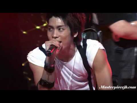 100730 Happy Jonghyun - Blowing kiss & Lucifer encore stage ㅎ_ㅎv @ MB(won #1)