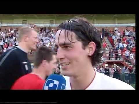 KV Kortrijk - 2007-2008 Feestvreugde na behalen titel Tweede klasse