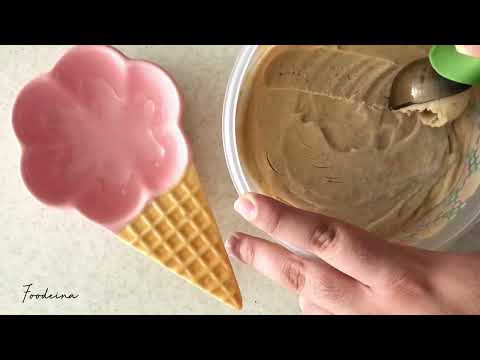 Healthy ice cream without sugar |هوس بستنی کردی و رژیمی؟از دست نده این بستنی رو 🍦🍨