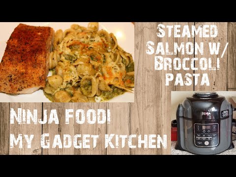 ONE POT COOKING | HOW TO : STEAMED SALMON W/ BROCCOLI PASTA | NINJA FOODI | MY GADGET KITCHEN | #167