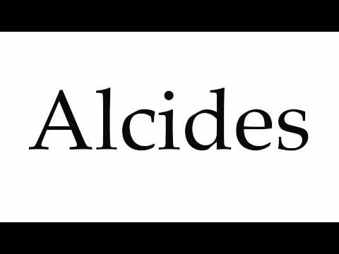 How to Pronounce Alcides