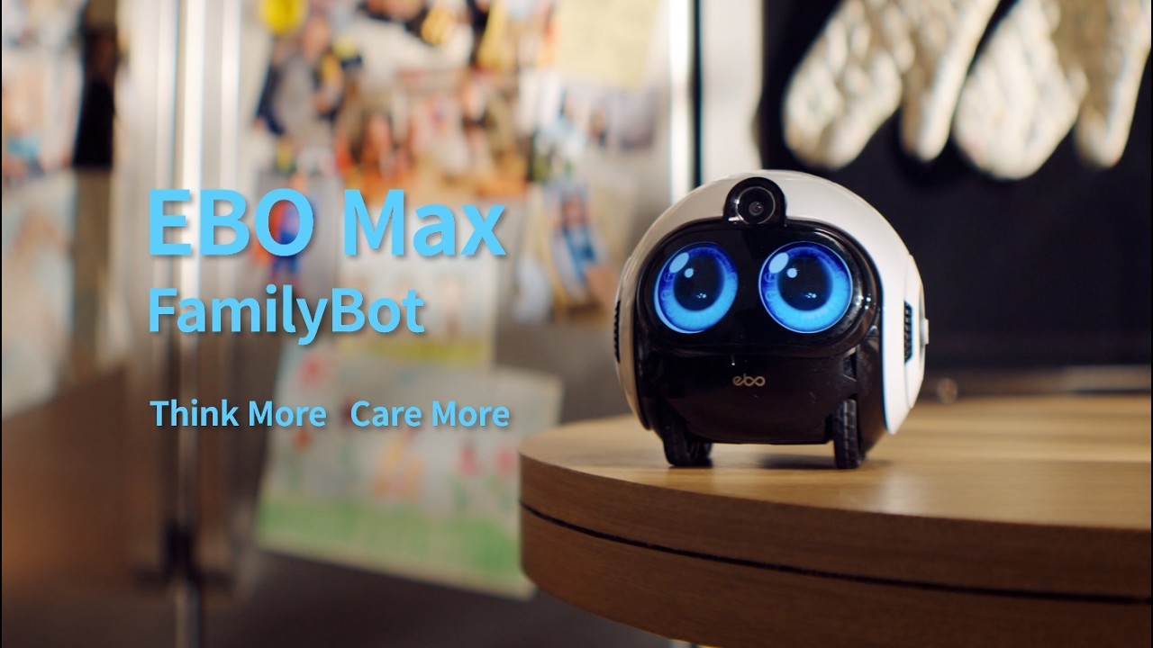家族を見守る、賢すぎるロボット「EBO MAX」正式発表｜呼べば来る、学んで育つAIロボット  #見守りロボット #見守りカメラ  #smarthome #Enabot #EnabotEBOMax