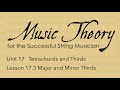 17.3 Major and Minor Thirds