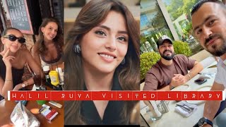 Halil Ibrahim Ceyhan and Ruya Coric Visited Library !Sila Turkoglu Busy