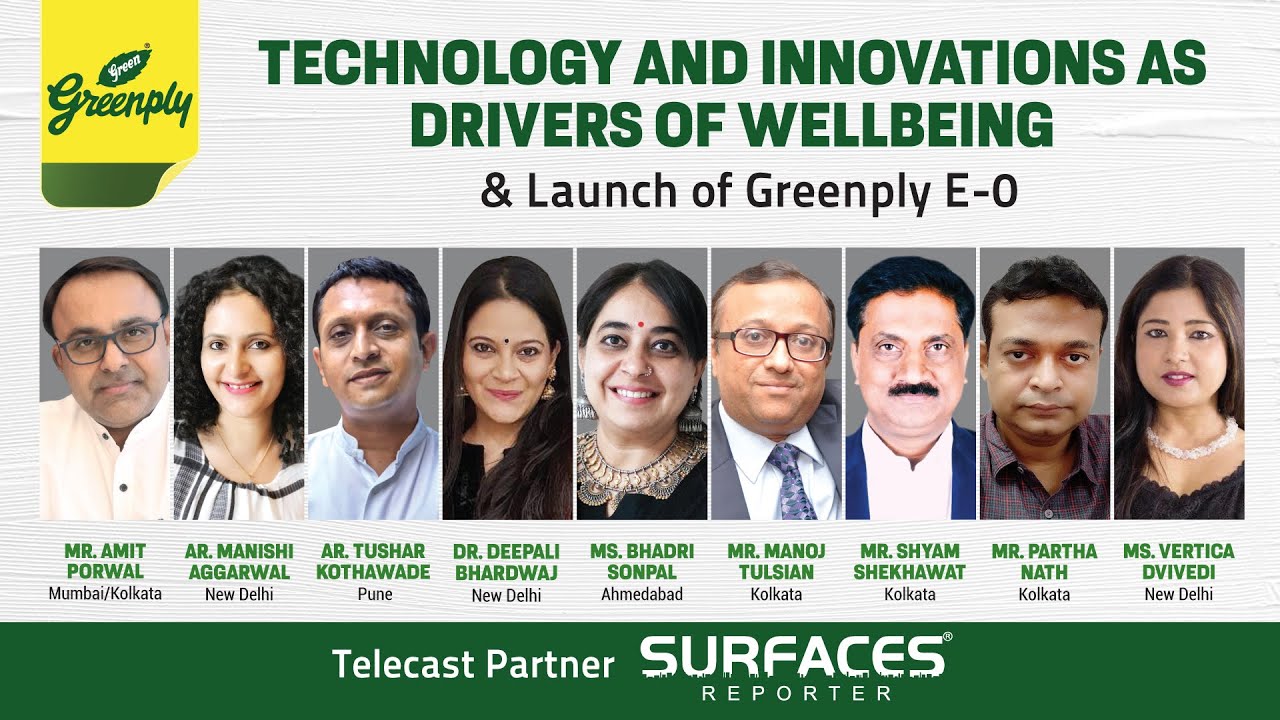 LIVE! Greenply E-0 Launch with architects & designers | Telecast & Media Partner: SURFACES REPORTER