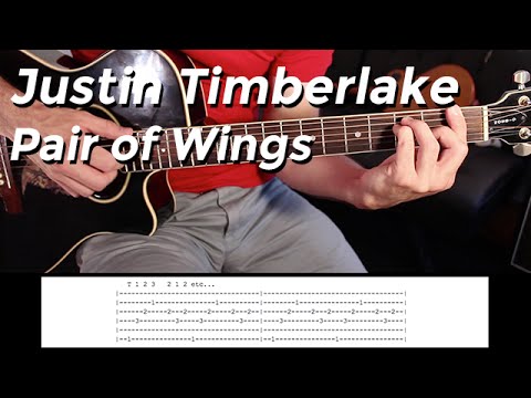 Justin Timberlake - Pair Of Wings (Guitar Lesson) by Shawn Parrotte