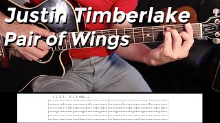 Justin Timberlake - Pair Of Wings (Guitar Lesson) by Shawn Parrotte