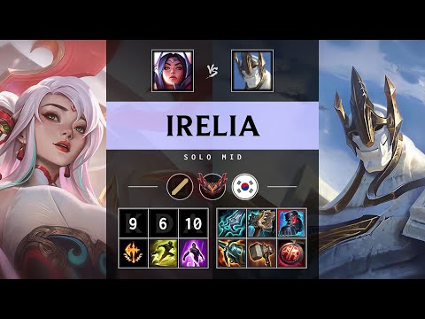 Irelia Mid vs Galio - KR Grandmaster Patch 25.21
