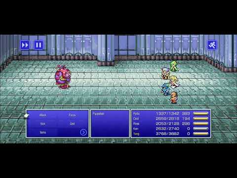 Final Fantasy 4 Super Easy Leveling Trick!