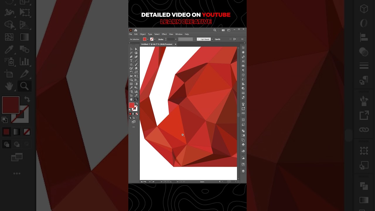 Triangulator script | low poly design | triangle script | geometric design