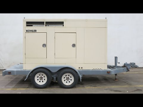 Kohler 50ROZJ61 54 kW portable / trailered diesel generator 754 Hrs Yr 1995 - CSDG # 3515