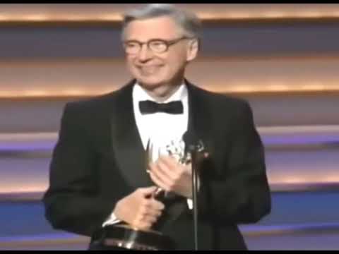 Mr Rogers "Fred's" 1997 Emmy's Acceptance Speech For The Lifetime Achievement Award ♥️ 🏆