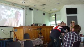 Mike Oldfield chatting with fans at the Dark Star Convention 06/07/2013 (1/4)
