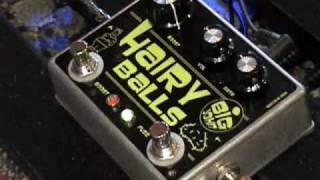 Big John Hairy Balls bass guitar effects pedal demo with Strat & Dr Z amp