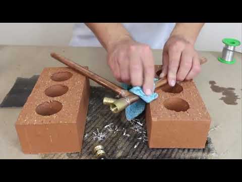 How to Solder a Brass Drain Cock