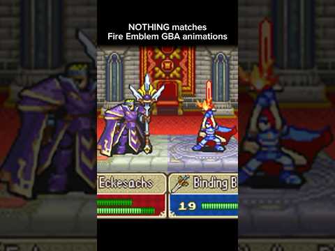 (flash warning) The Fire Emblem GBA animations are the best! #fireemblem #gba #gameboyadvance