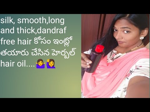 Home made herbal hair oil...100% natural extracts.... contact 8639561800