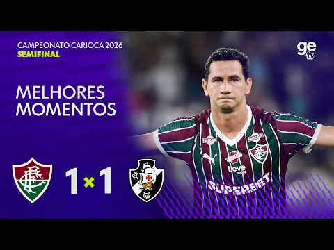Gols e lances de Fluminense x Vasco da Gama