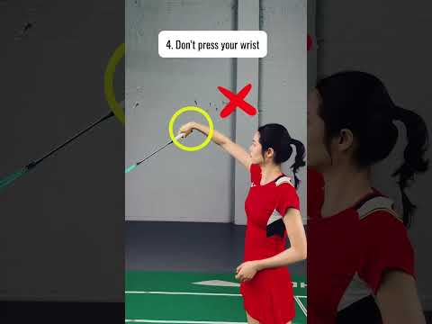 Instructions on how to smash badminton hard #badminton #badmintonlovers