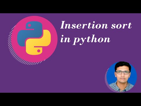 Python Tutorial For Beginners 14 Insertion Sort In Python Hindi