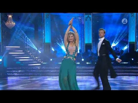 Jennifer Åkerman i finalen av Let's dance 2013 - Let’s Dance (TV4)