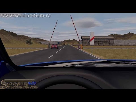 Ce obligaţii aveţi la trecerea la nivel cu calea ferată curentă...