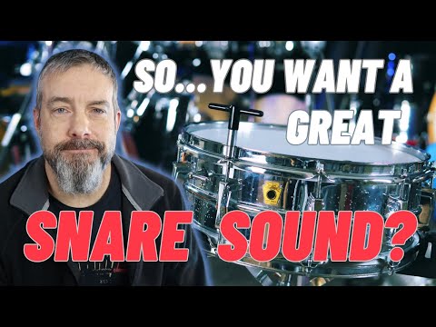 Tuning (And Playing) Snare Drums For Great Sound!