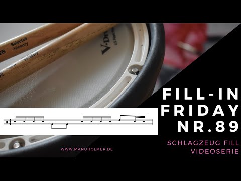 Fill-Friday Folge 89 😎 4/4 Drum Fill für Schlagzeug Anfänger*innen [Vorgespielt auf: Roland Edrums]